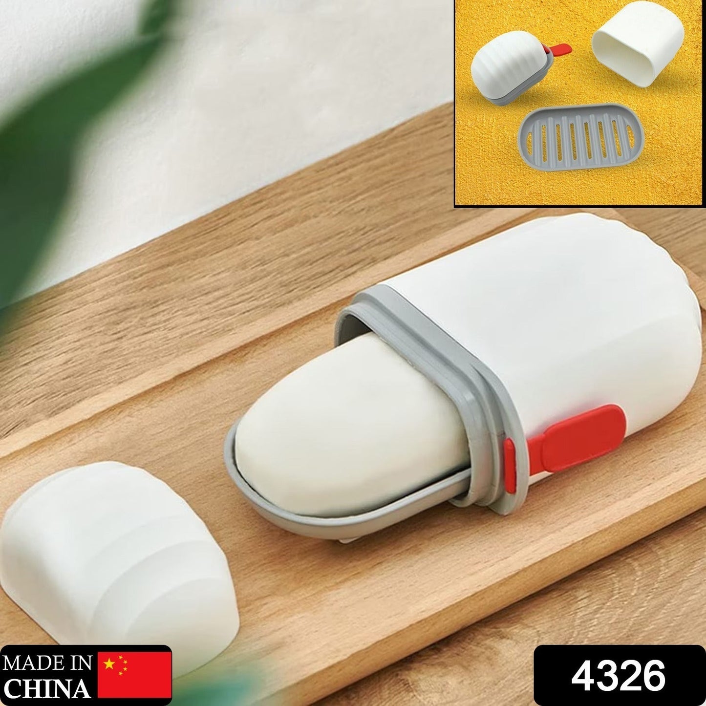 Stylish and Practical Soap Holder for Travel Soap Box With Secure Seal and Non Leak Design Stylish Soap Box for Home, Bathroom, Hiking, Travel, Camping Capsule Soap Box (1 Pc)