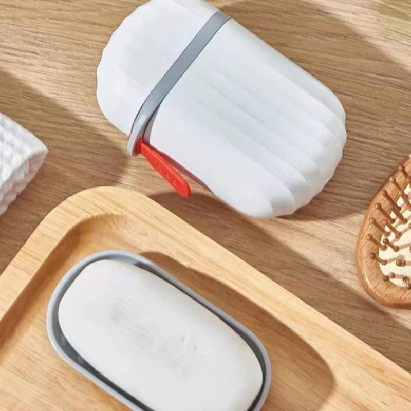 Stylish and Practical Soap Holder for Travel Soap Box With Secure Seal and Non Leak Design Stylish Soap Box for Home, Bathroom, Hiking, Travel, Camping Capsule Soap Box (1 Pc)